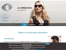 Tablet Screenshot of opticalaherradura.com